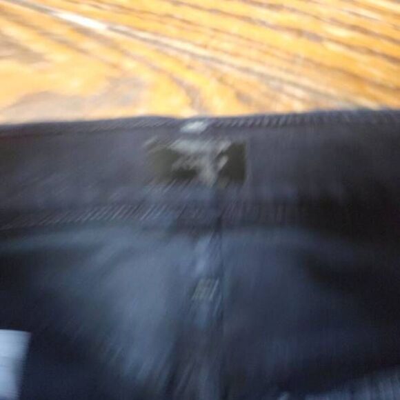 Mother Stunner Zip Two Step Fray Skinny Jean Holding Hands Dark Wash SZ 25 - Picture 3 of 6